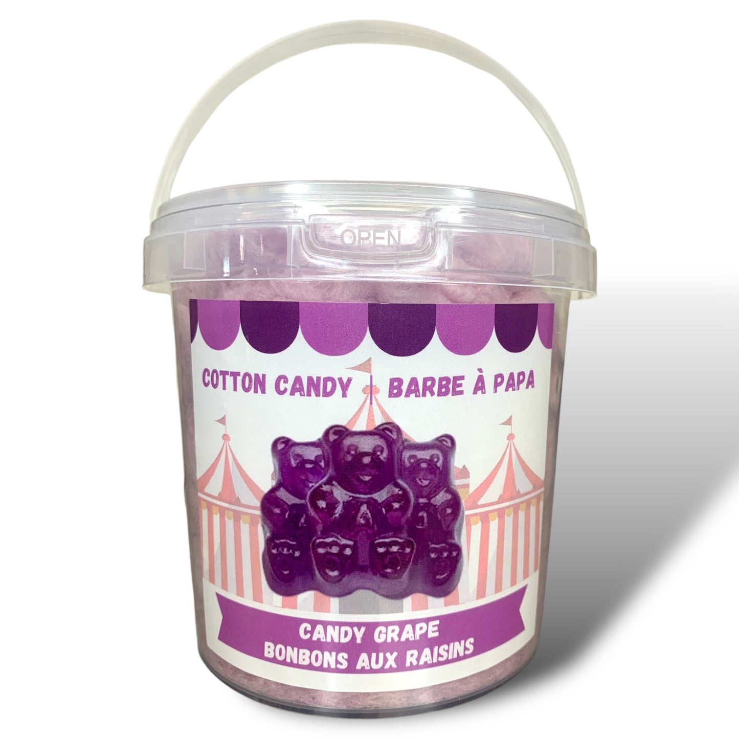 Cotton Candy 27X60g/case - candy grape