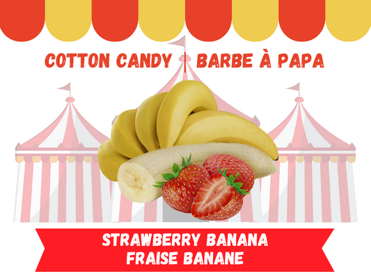 Cotton Candy 60g - Strawberry Banana