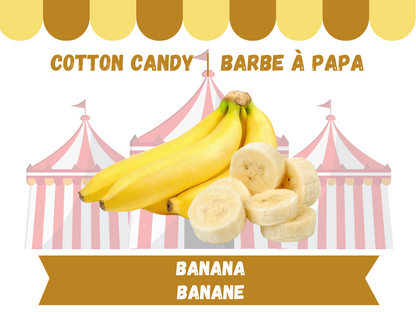 Cotton Candy 100X60g/case - Banana