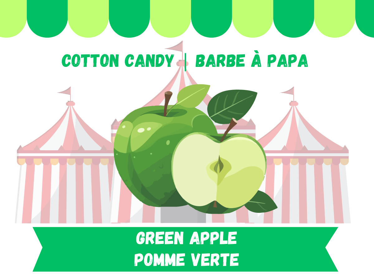 Cotton Candy 60g - Green Apple